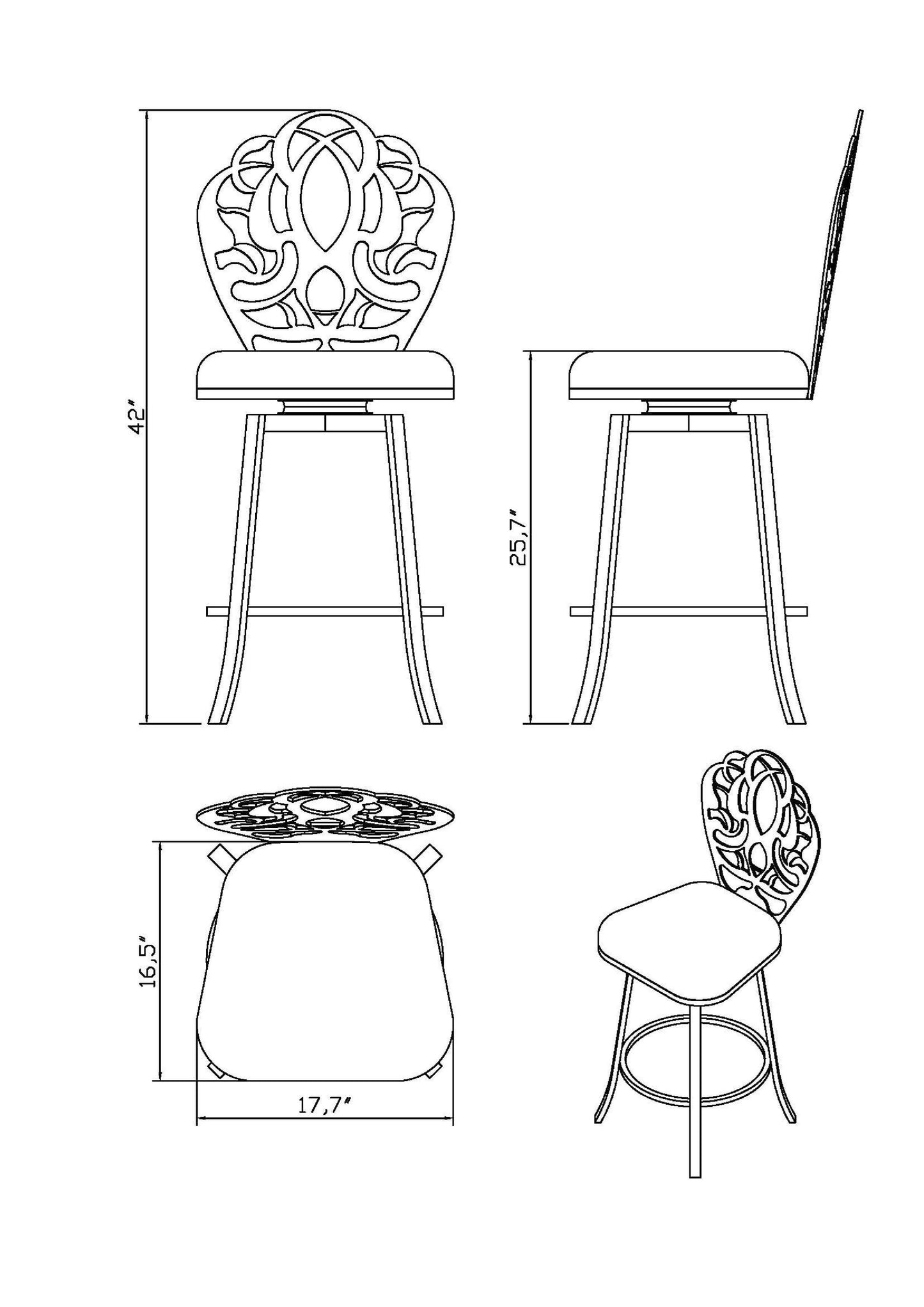 Lila Counter Stool