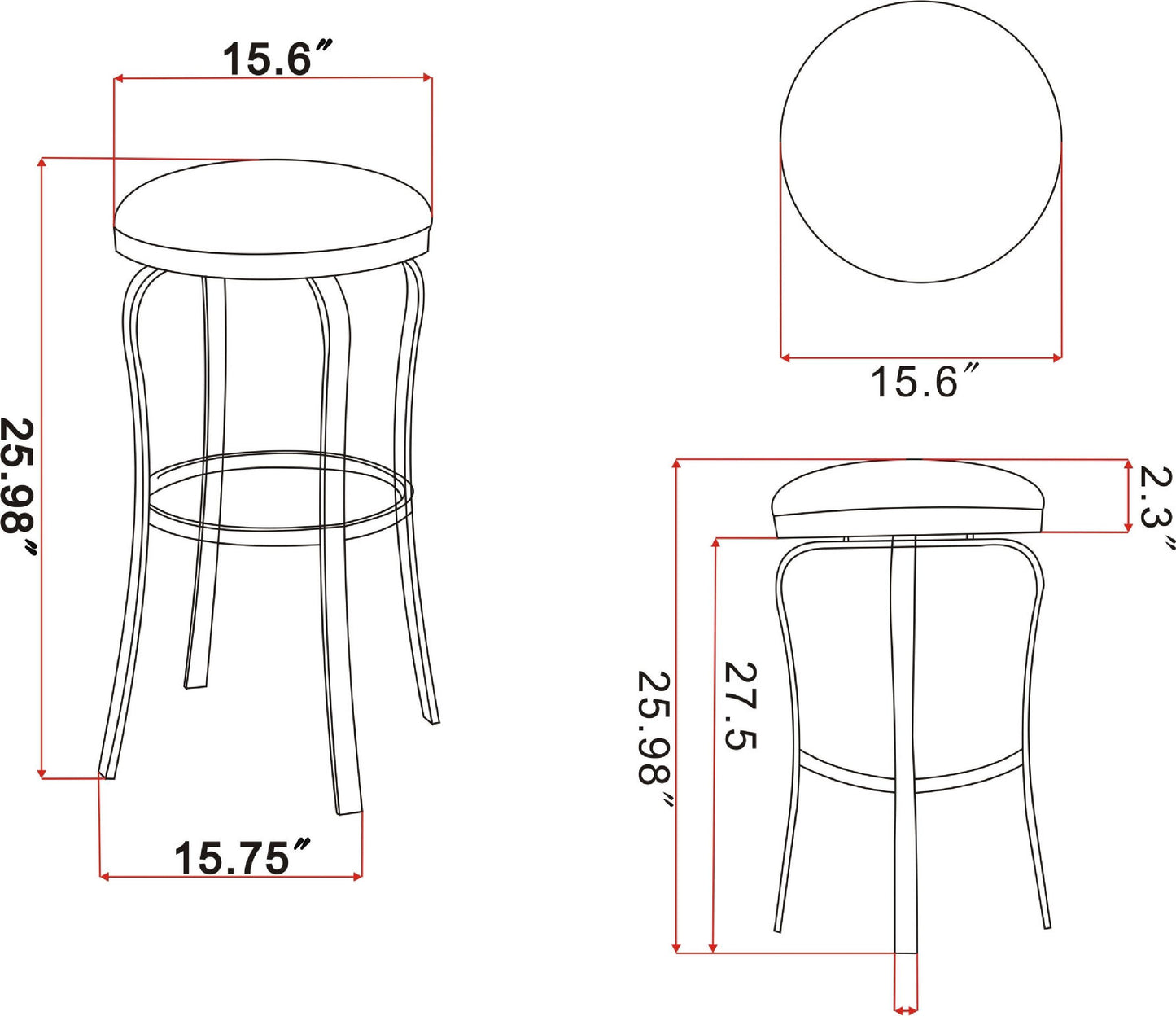 Sofia Counter Stool