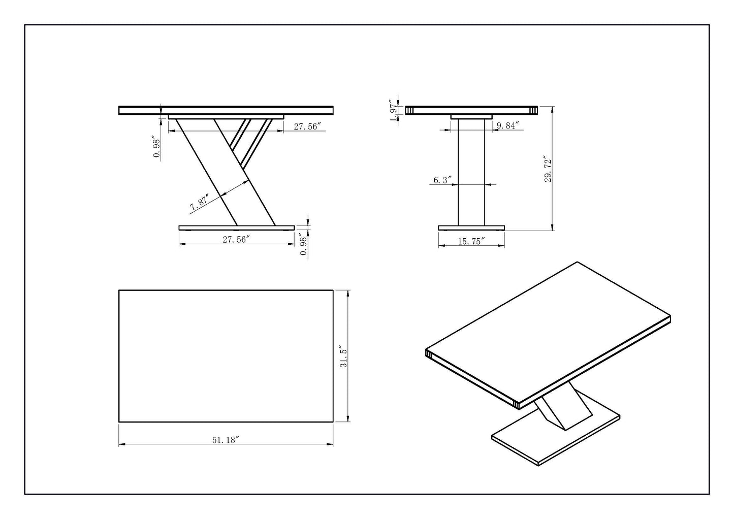 Lucia Dining Table