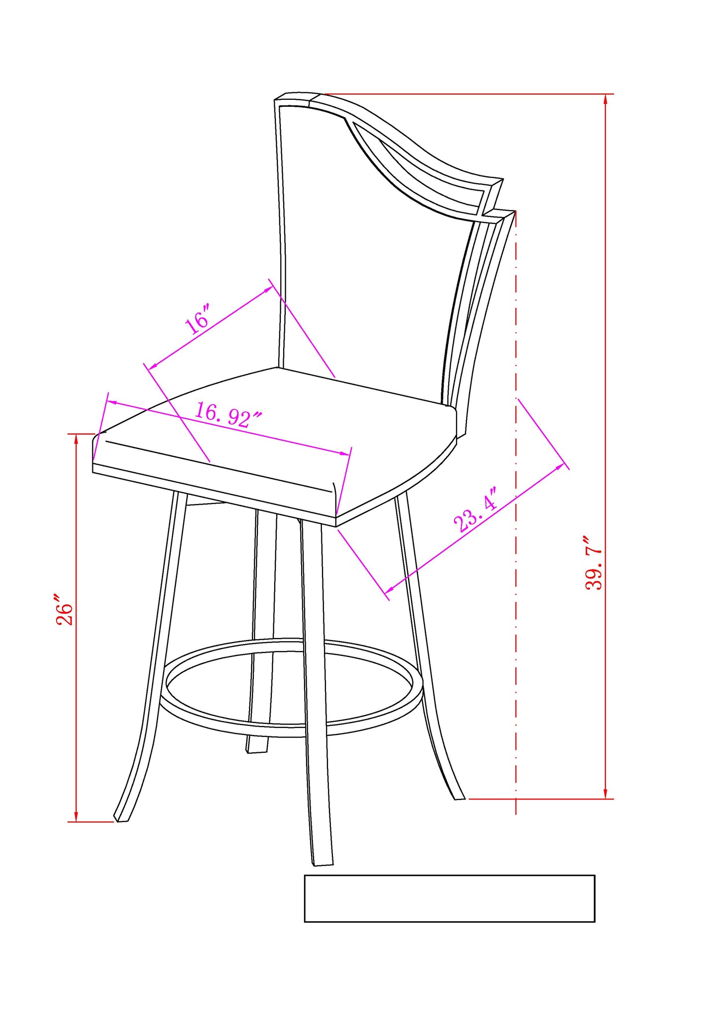 Nathan Counter Stool